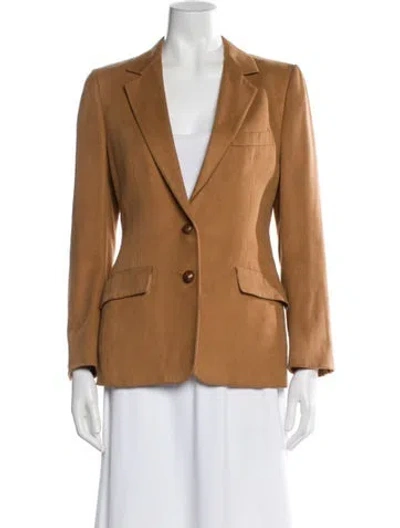 Pre-owned Aquascutum Blazer In Brown