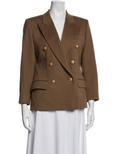 Pre-owned Aquascutum Blazer In Brown