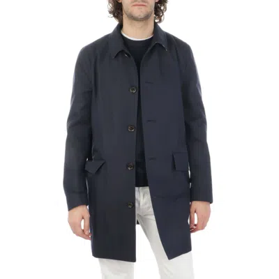 AQUASCUTUM BLUE COTTON JACKET