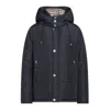 Aquascutum Blue Polyamide Men Men's Jacket In Blue