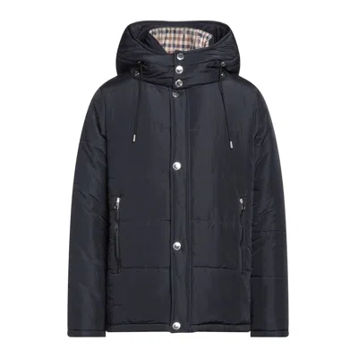 Aquascutum Blue Polyamide Men Men's Jacket