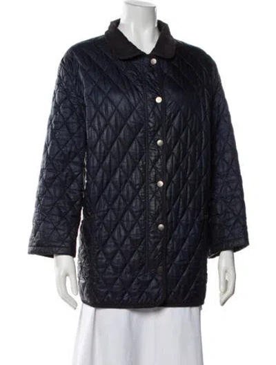 Pre-owned Aquascutum Coat In Blue