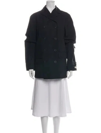 Pre-owned Aquascutum Coat In Blue