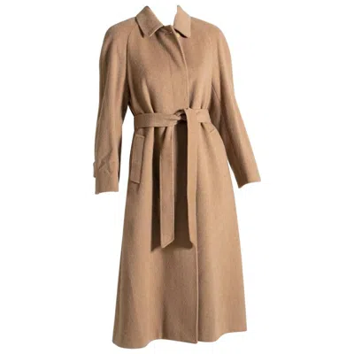 Pre-owned Aquascutum Coat Women's Coat 1990s Camel-colored In Brown