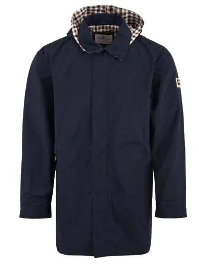 Aquascutum Coats In Blue