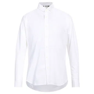 Aquascutum Elegant Cotton Blend Men's Shirt In White