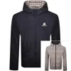 Aquascutum Hooded Sailor Reversible Jacket Navy In Blue