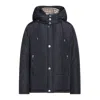 Aquascutum Jacket With Removable Men's Hood In Black