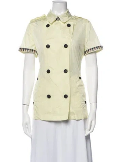 Pre-owned Aquascutum Jacket In Yellow