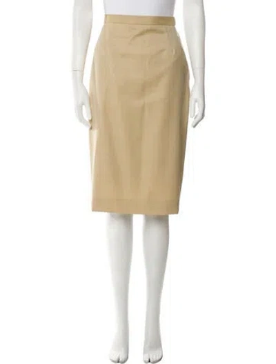 Pre-owned Aquascutum Knee-length Skirt In Neutral