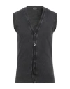 Aquascutum Man Cardigan Black Size Xl Cotton