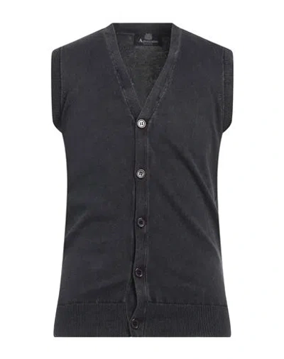 Aquascutum Man Cardigan Navy Blue Size Xxl Cotton