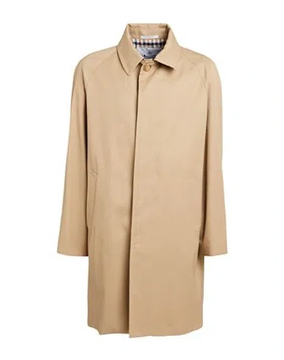 Aquascutum Active Man Overcoat & Trench Coat Beige Size 40 Cotton