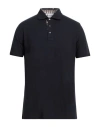 Aquascutum Man Polo Shirt Black Size 3xl Cotton