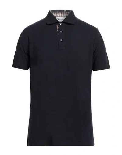 AQUASCUTUM AQUASCUTUM ACTIVE MAN POLO SHIRT BLACK SIZE L COTTON