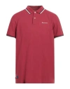 Aquascutum Man Polo Shirt Brick Size Xxl Cotton In Red