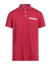 Aquascutum Man Polo Shirt Garnet Size Xl Cotton In Red