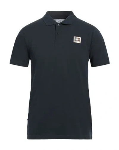 AQUASCUTUM AQUASCUTUM ACTIVE MAN POLO SHIRT NAVY SIZE S COTTON