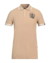 Aquascutum Man Polo Shirt Camel Size Xxl Cotton In Beige