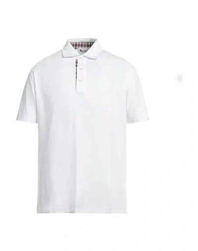 AQUASCUTUM AQUASCUTUM ACTIVE MAN POLO SHIRT WHITE SIZE 3XL COTTON