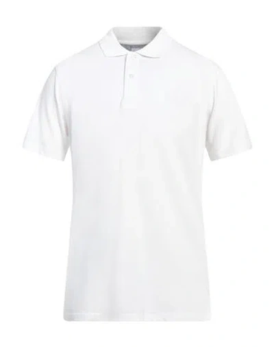 Aquascutum Man Polo Shirt White Size 3xl Cotton