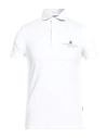 Aquascutum Man Polo Shirt White Size Xxl Cotton, Elastane In White