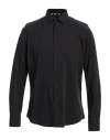 Aquascutum Man Shirt Black Size 17 Cotton