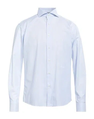 Aquascutum Man Shirt Blue Size 17 ½ Cotton