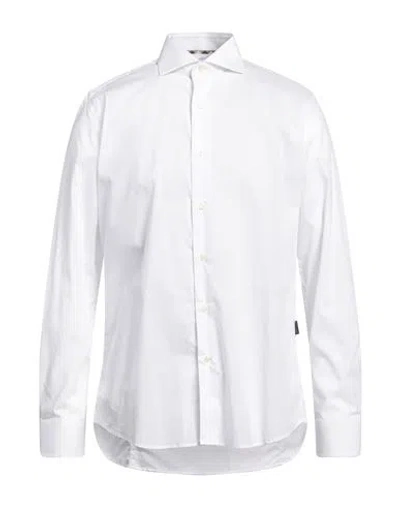 Aquascutum Man Shirt White Size 17 Cotton