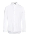 Aquascutum Man Shirt White Size 17 Cotton In White