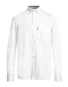 Aquascutum Man Shirt White Size 17 Cotton In White
