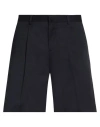 Aquascutum Active Man Shorts & Bermuda Shorts Midnight Blue Size 36 Cotton, Elastane