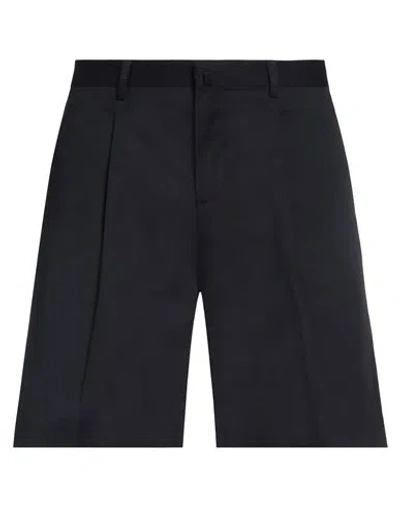 Aquascutum Active Man Shorts & Bermuda Shorts Midnight Blue Size 36 Cotton, Elastane