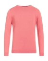 Aquascutum Man Sweater Coral Size Xxl Cotton In Red