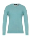 Aquascutum Man Sweater Light Green Size M Cotton