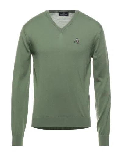 Aquascutum Sweaters In Green