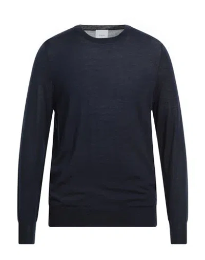 Aquascutum Man Sweater Navy Size Xl Wool