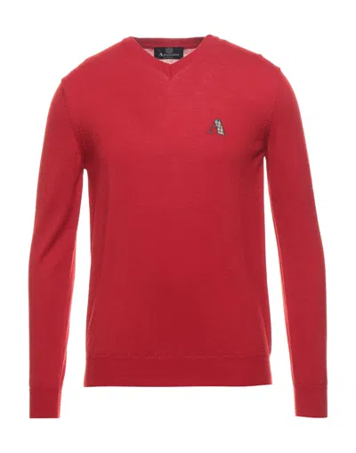 Aquascutum Sweaters In Red