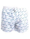 Aquascutum Man Swim Trunks White Size M Polyester In White