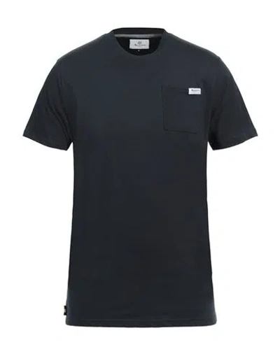 Aquascutum Man T-shirt Midnight Blue Size M Cotton