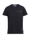 Aquascutum Man T-shirt Midnight Blue Size S Cotton