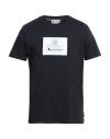 Aquascutum Man T-shirt Midnight Blue Size Xxl Cotton