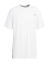 Aquascutum Man T-shirt White Size Xxl Cotton