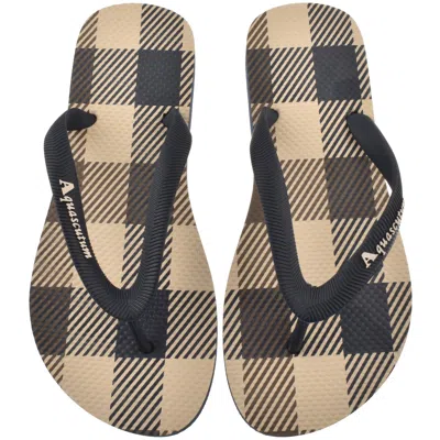 Aquascutum Marco Iconic Flip Flop Nvay In Navy