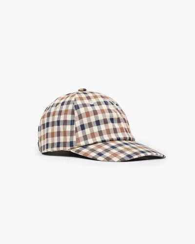 Aquascutum Mens Iconic Baseball Cap In Neutral