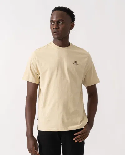 Aquascutum Mens Small Logo T-shirt In Neutral