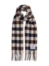 Aquascutum 매크로 클럽 체크 태슬 스카프 In Multi