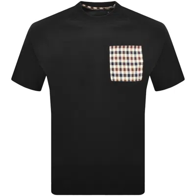 Aquascutum Pocket T Shirt Black