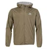 Aquascutum Reversible Active Hooded Sailor Windrunner Jacket Army Green In Brown