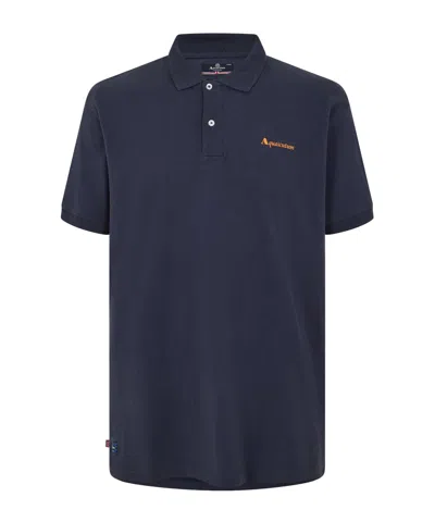 Aquascutum Short Sleeve Polo Shirt In Multi